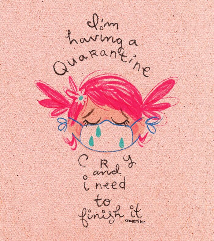 Quarantine Cry - I Draw The Things My Daughter Says