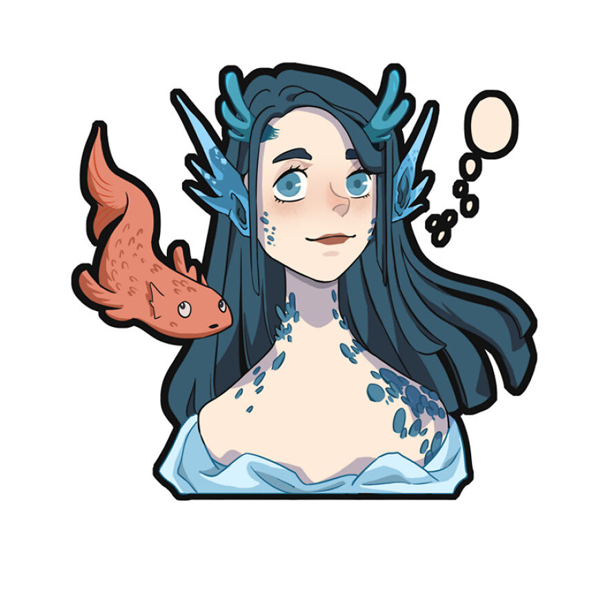 I Illustrated 4 Monster Girls