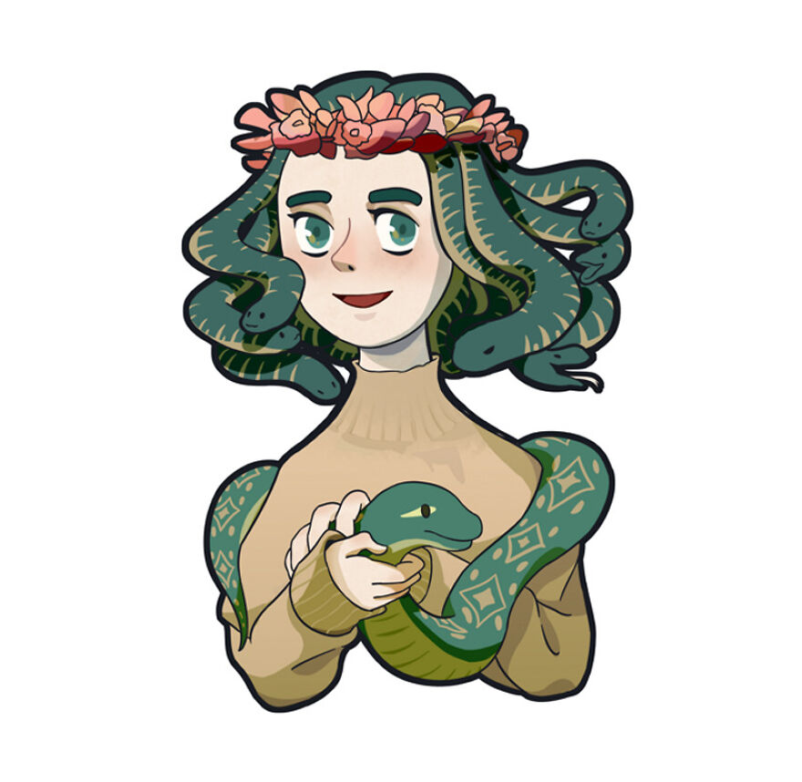 I Illustrated 4 Monster Girls