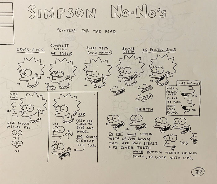 ‘The Simpsons’ Style Guide From 1990 Reveals Certain Rules For Animating Characters And It’s Fascinating ‘The Simpsons’ Style Guide From 1990 Reveals Certain Rules For Animating Characters And It’s Fascinating