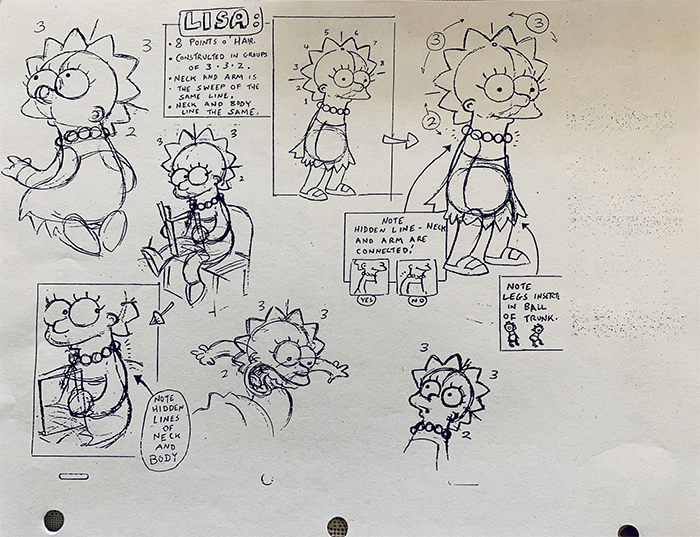 &lsquo;The Simpsons&rsquo; Style Guide From 1990 Reveals Certain Rules For Animating Characters And It&rsquo;s Fascinating