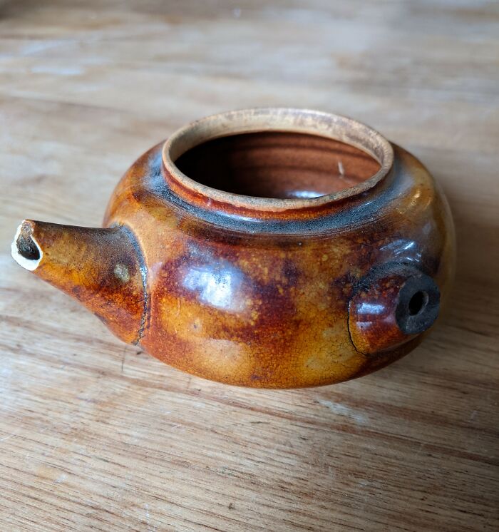Small Teapot My Uncle Found While Diving In The Mediterranean Sea In The 1970's.