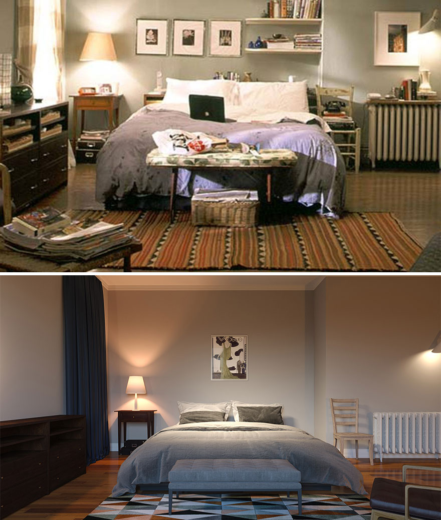 Carrie’s Bedroom, Sex And The City