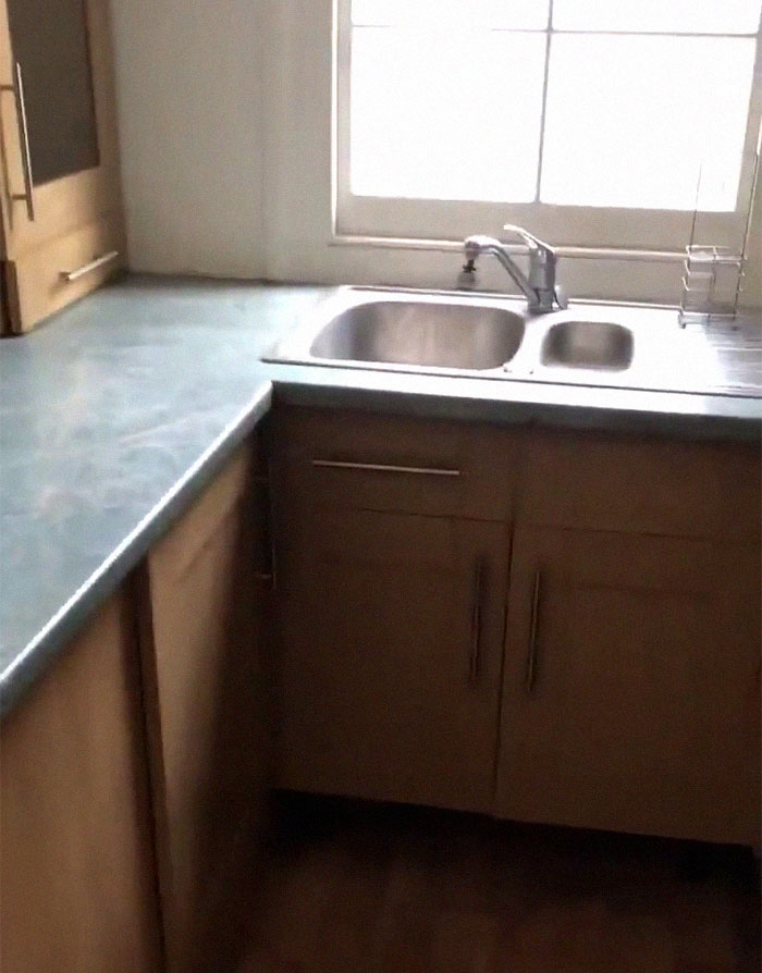 Man Finds A Secret Doorway With Stairs Hidden In Kitchen Cupboard During An Apartment Viewing And People Online Are Creeped Out