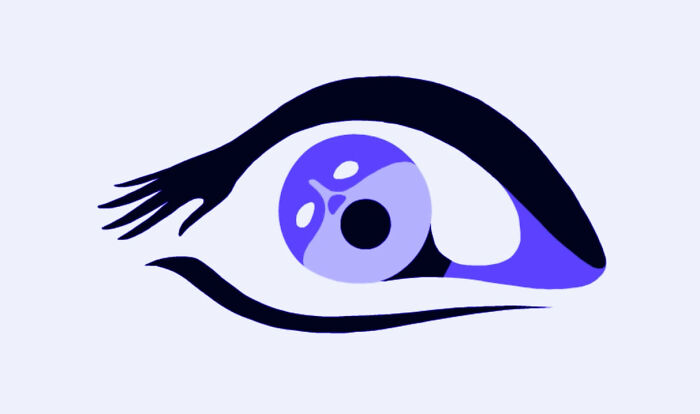 Is It An Eye Or A Person Swimming?