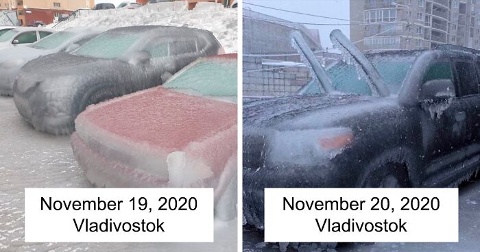 30 Of The Strangest Weather Occurrences In Russia Shared By This Twitter Account