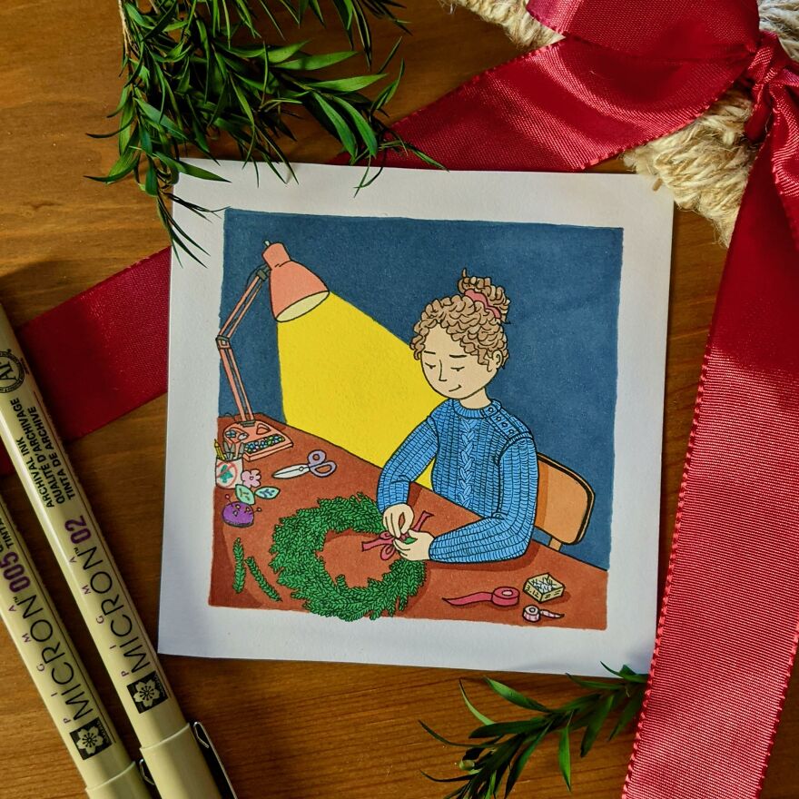 Homemade Christmas Wreath