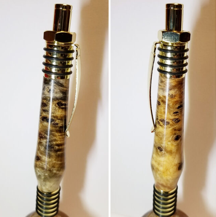 Woodturning in a glass cage 