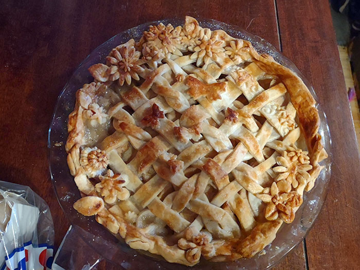 Made An Apple Pie For Christmas, Wanted Someone To See It