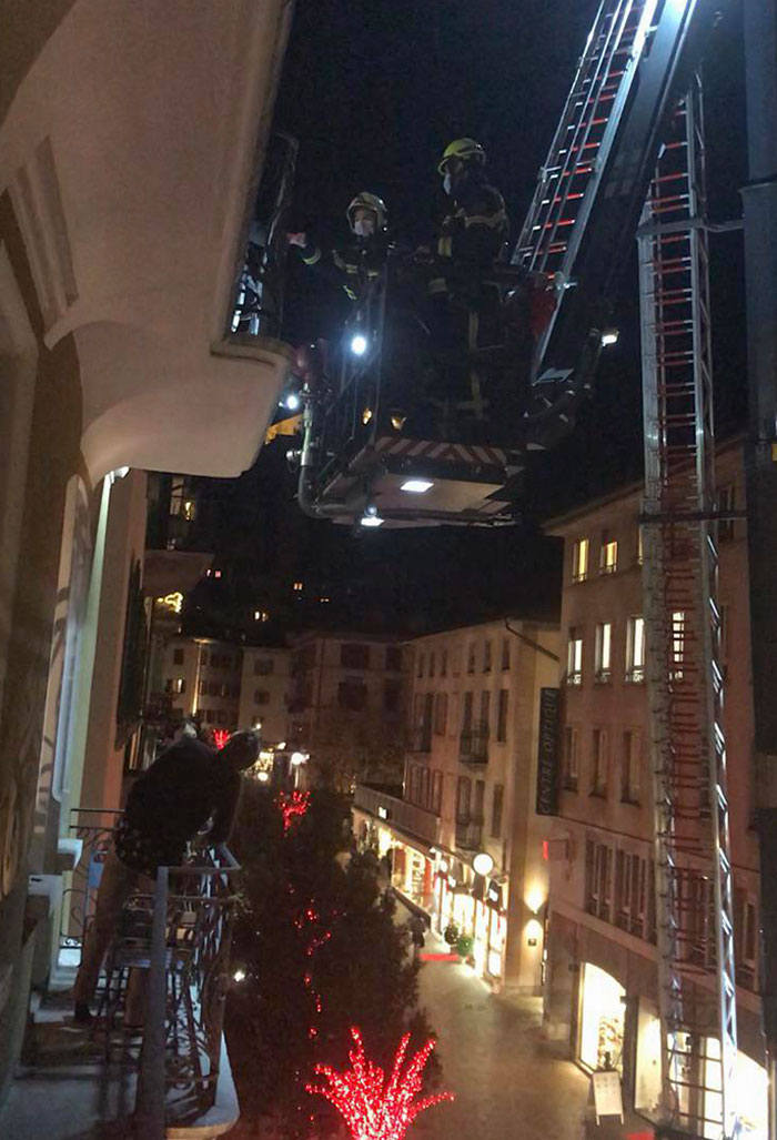 My Neighbor's Grandson Surprises His Grandmother With A Fire Truck For Christmas
