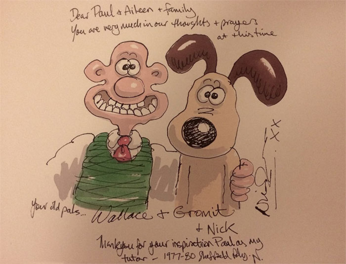 My Dad Was Nick Park's Animation Tutor. When Nick Found Out About My Dads Recent Diagnosis Of ALS, He Delivered This Christmas Present