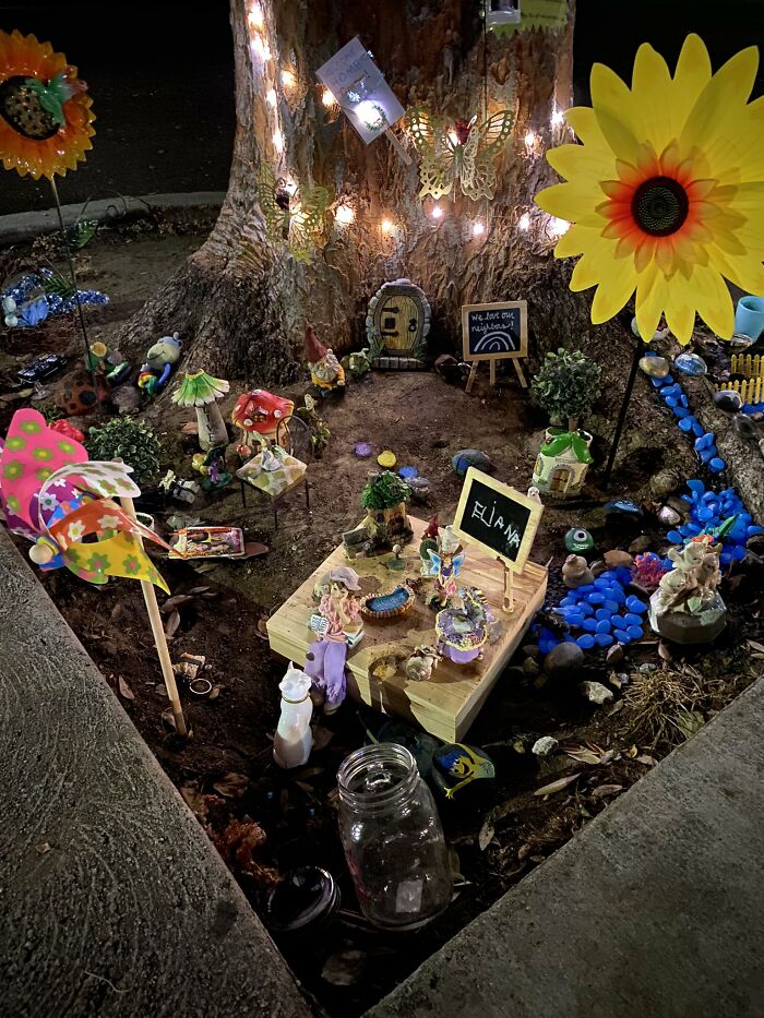 4-Year-Old Feels Lonely In Quarantine, Sets Up A Fairy Garden, Her Neighbor Notices And Pretends To Be A Fairy Named Sapphire For 9 Months 4-Year-Old Feels Lonely In Quarantine, Sets Up A Fairy Garden, Her Neighbor Notices And Pretends To Be A Fairy Named Sapphire For 9 Months