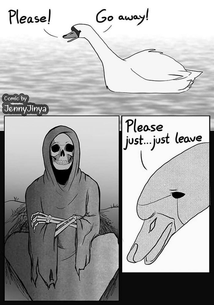 Artist Who Makes People Cry With Her Animal Comics Just Released A New One About A Swan Inspired By True Events Artist Who Makes People Cry With Her Animal Comics Just Released A New One About A Swan Inspired By True Events
