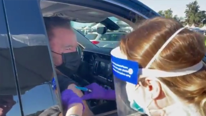 Arnold Schwarzenegger Receives His Covid-19 Vaccine, Does Not Miss The Opportunity To School Anti-Vaxxers