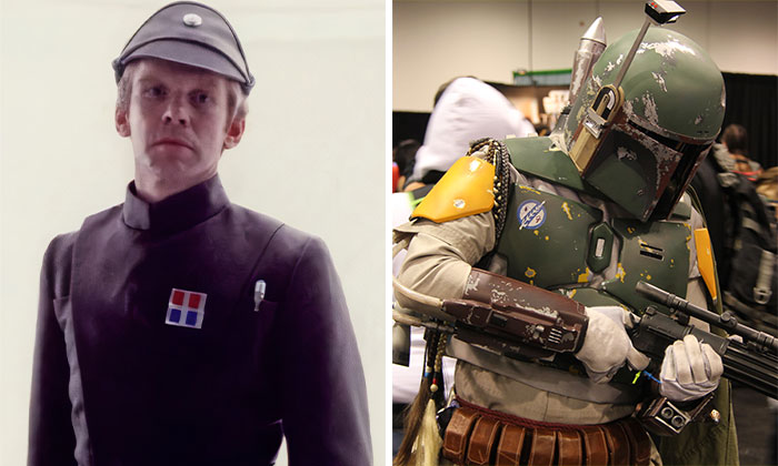 Jeremy Bullock As Lieutenant Shekil And Boba Fett In Star Wars. Episode V: The Empire Strikes Back (1980)