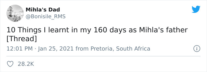 Man Lists 10 Things He Has Learned In His 160 Days As A Father, And His Thread Goes Viral Man Lists 10 Things He Has Learned In His 160 Days As A Father, And His Thread Goes Viral
