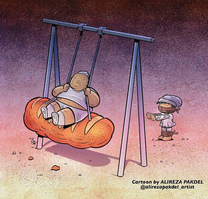 41 Illustrations That Question Modern Society By An Iranian Artist