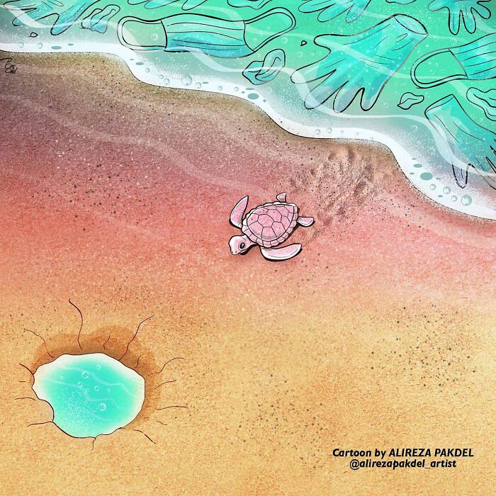 41 Illustrations That Question Modern Society By An Iranian Artist