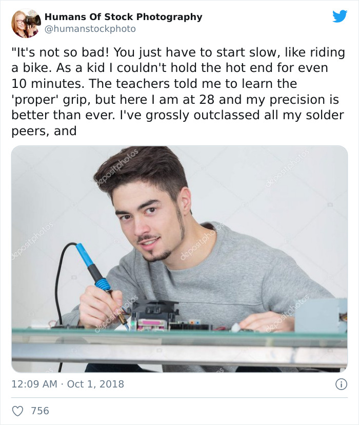 My New Favorite Account- Humans Of Stock Photography