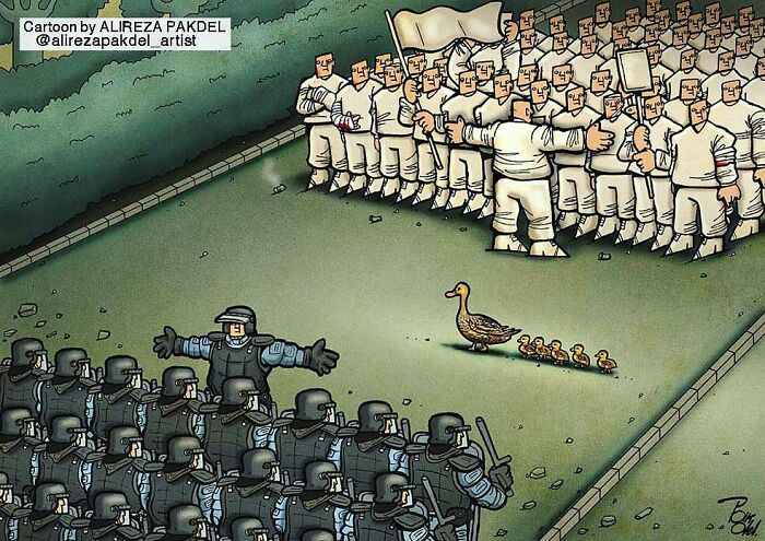 41 Illustrations That Question Modern Society By An Iranian Artist