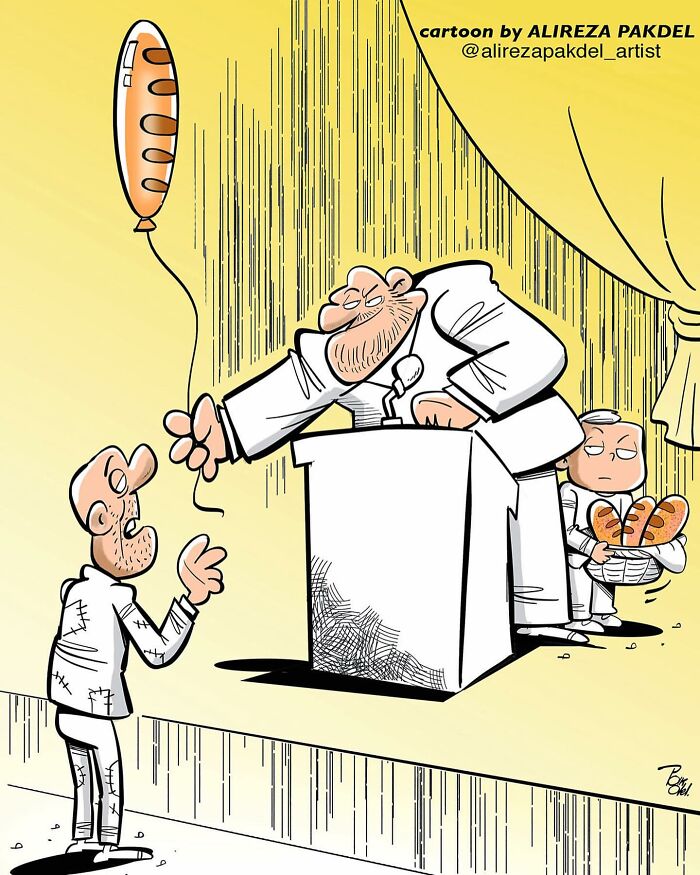 41 Illustrations That Question Modern Society By An Iranian Artist