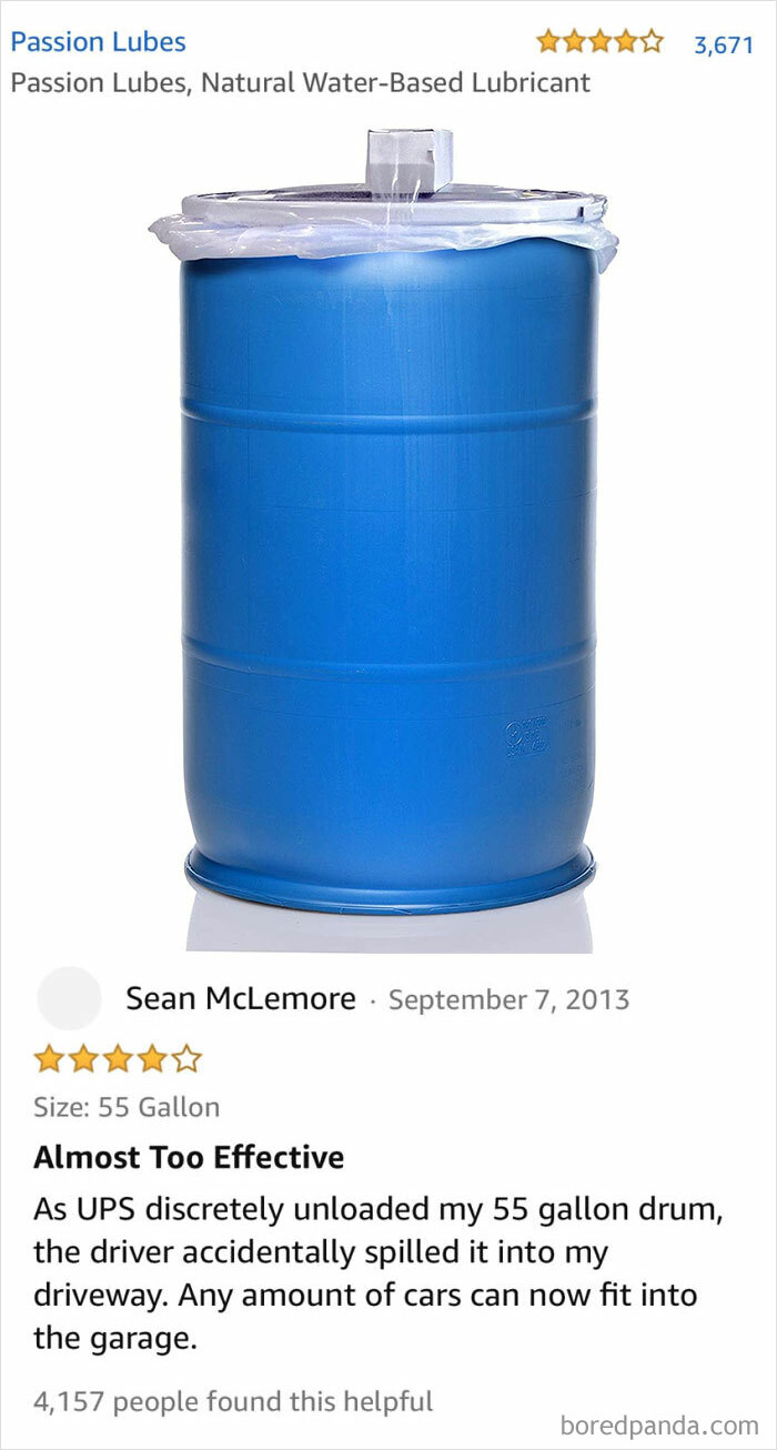 55 Gallons Of Lubricant