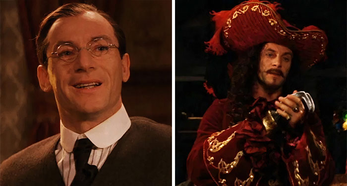 Jason Isaacs As Mr. Darling And Captain Hook In Peter Pan (2003)