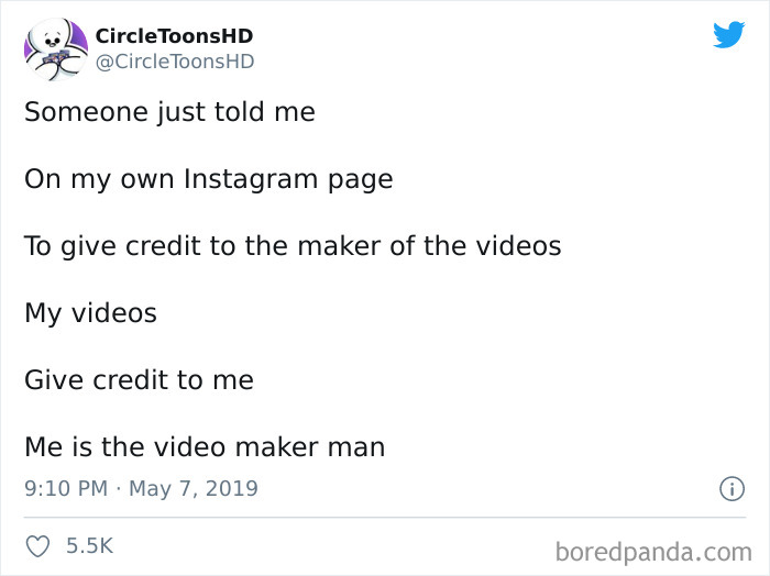 Someone Just Told Me