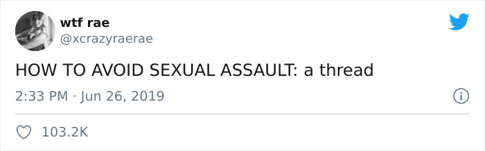 &ldquo;How To Avoid Sexual Assault&rdquo;: This Twitter Thread Brilliantly Trolls The 'Advice' Women Are Usually Given