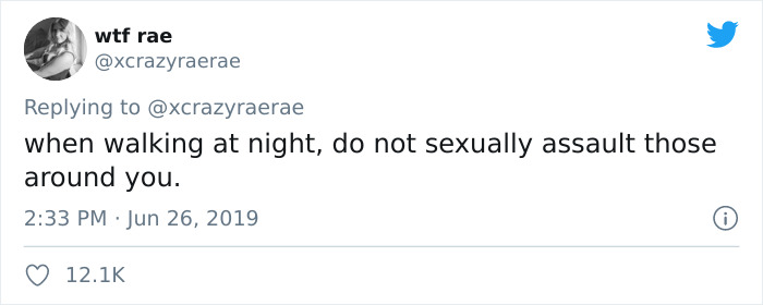 &ldquo;How To Avoid Sexual Assault&rdquo;: This Twitter Thread Brilliantly Trolls The 'Advice' Women Are Usually Given