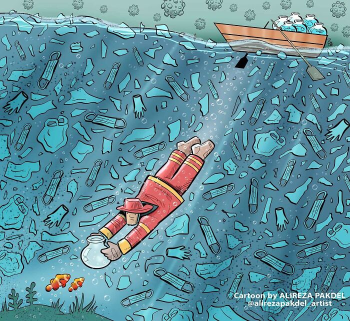 41 Illustrations That Question Modern Society By An Iranian Artist