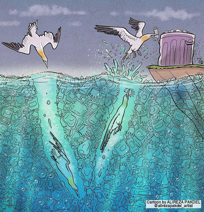 41 Illustrations That Question Modern Society By An Iranian Artist