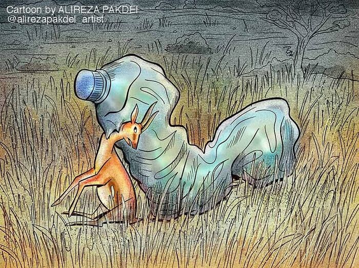 41 Illustrations That Question Modern Society By An Iranian Artist