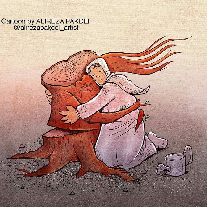 41 Illustrations That Question Modern Society By An Iranian Artist