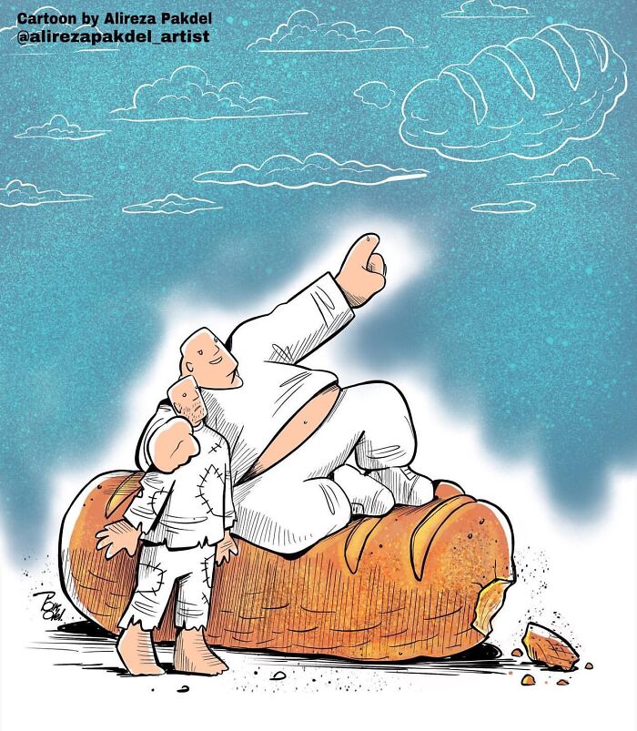 41 Illustrations That Question Modern Society By An Iranian Artist