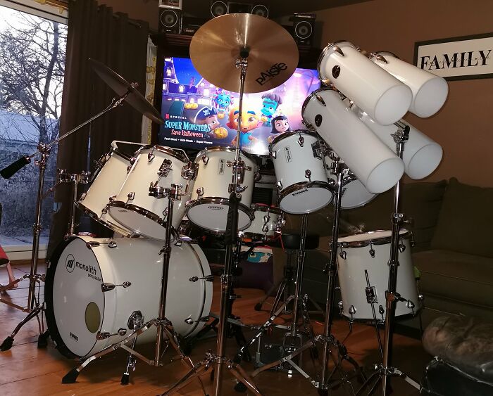 My New Tupperware, Custom Made By Monolith Percussion