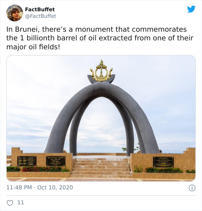 I Tweeted A Fact About Every Country In The World (25 Pics)