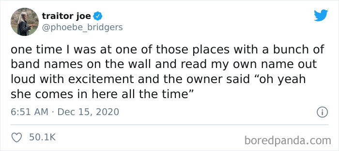 Unrecognized Phoebe Bridgers