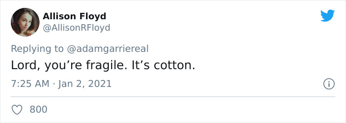 Man Probably Thinks He's Protecting Society's Purity By Commenting On A Tampon Image, Makes A "Fool" Of Himself