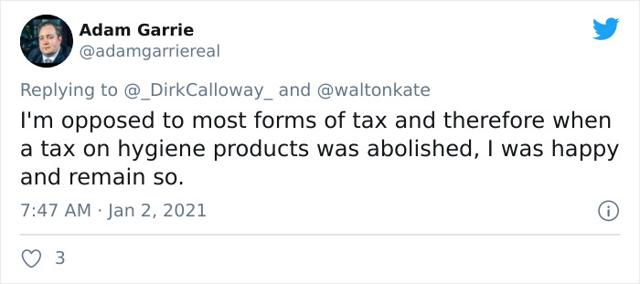 Man Probably Thinks He's Protecting Society's Purity By Commenting On A Tampon Image, Makes A "Fool" Of Himself