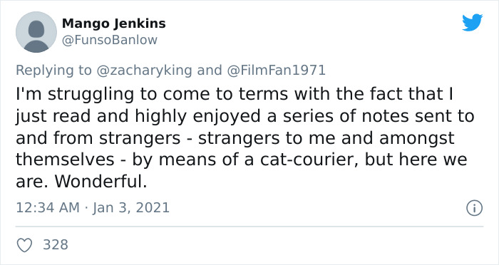 Cat Brings Its Parents A Note From The Neighbors He Visits, They Become Pen Pals With The Cat As Their Postman Cat Brings Its Parents A Note From The Neighbors He Visits, They Become Pen Pals With The Cat As Their Postman