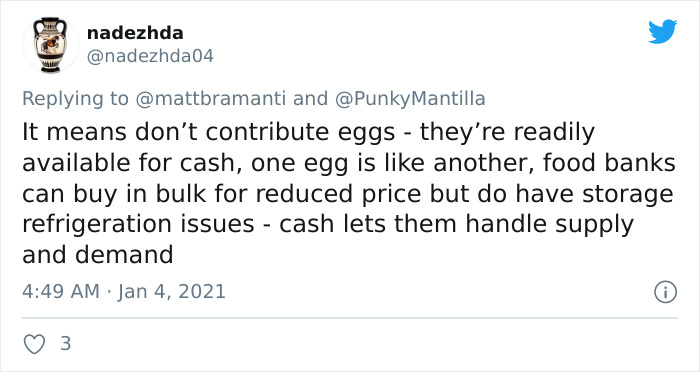 Woman Shares A List Of Acceptable Donation To Food Banks Which Gets Appreciated By 108K People On Twitter Woman Shares A List Of Acceptable Donation To Food Banks Which Gets Appreciated By 108K People On Twitter