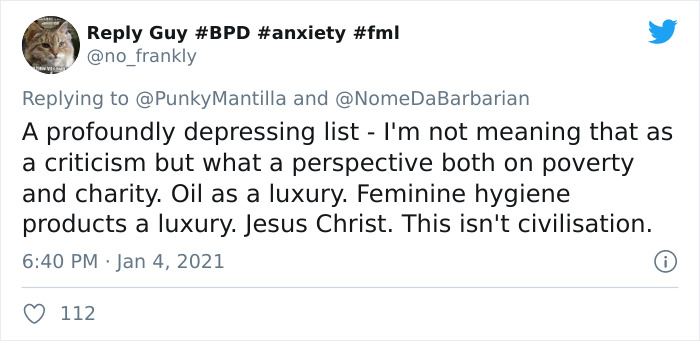 Woman Shares A List Of Acceptable Donation To Food Banks Which Gets Appreciated By 108K People On Twitter Woman Shares A List Of Acceptable Donation To Food Banks Which Gets Appreciated By 108K People On Twitter