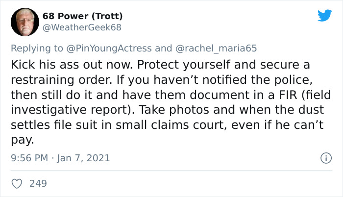 Viral Tweet Has A 'Landlord' Asking Whether She Should Kick Out A Tenant For Letting His Friends Break Into Her House