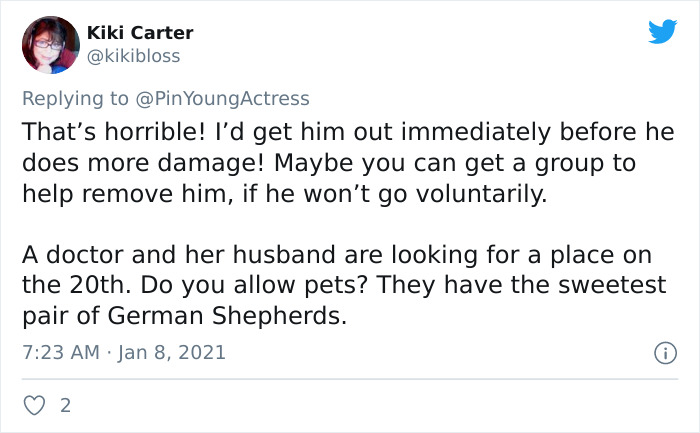 Viral Tweet Has A 'Landlord' Asking Whether She Should Kick Out A Tenant For Letting His Friends Break Into Her House