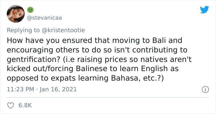 Influencer Brags About Her Easy Life In Bali On Twitter, Gets Deported Over It