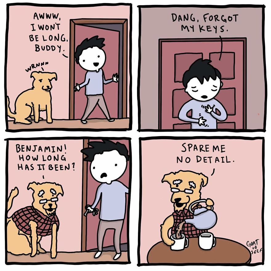 The Artist Makes Crazy Comics That Will Make You Laugh And Think A Lot