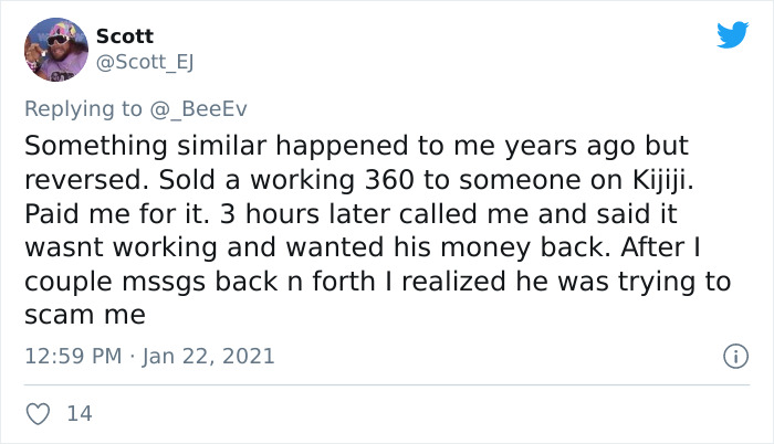 Scammer 'Sells' This Disabled Woman A PS5 For $450 And Never Sends It, So She Decides To Mess Up His Life Scammer 'Sells' This Disabled Woman A PS5 For $450 And Never Sends It, So She Decides To Mess Up His Life