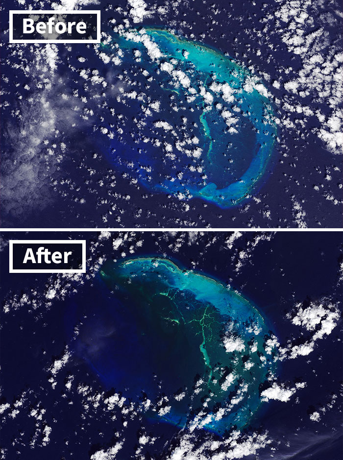 Hawaiian Island Disappears