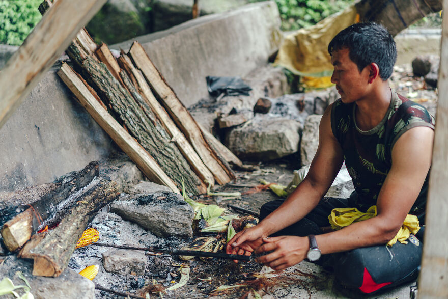 Store Selling Grilled Corn